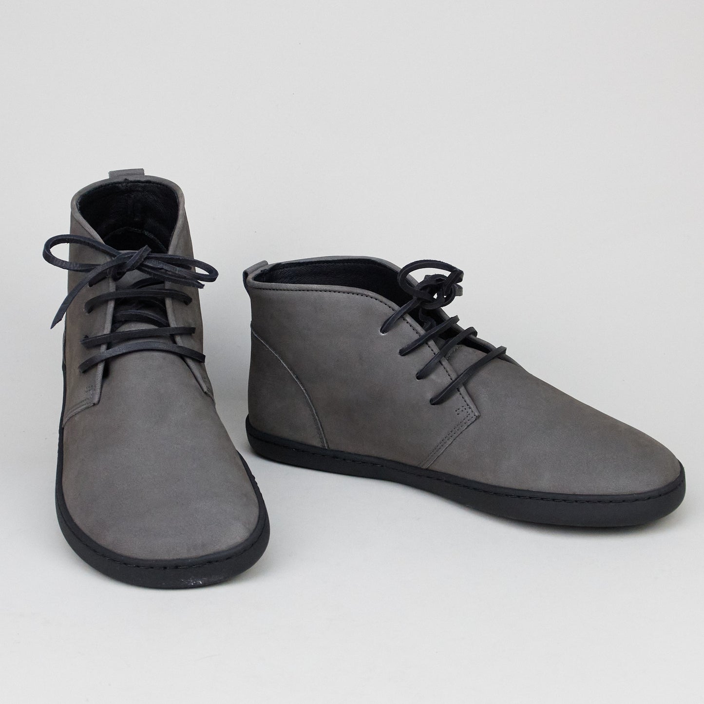 Shapen Berry Leather Dark Grey