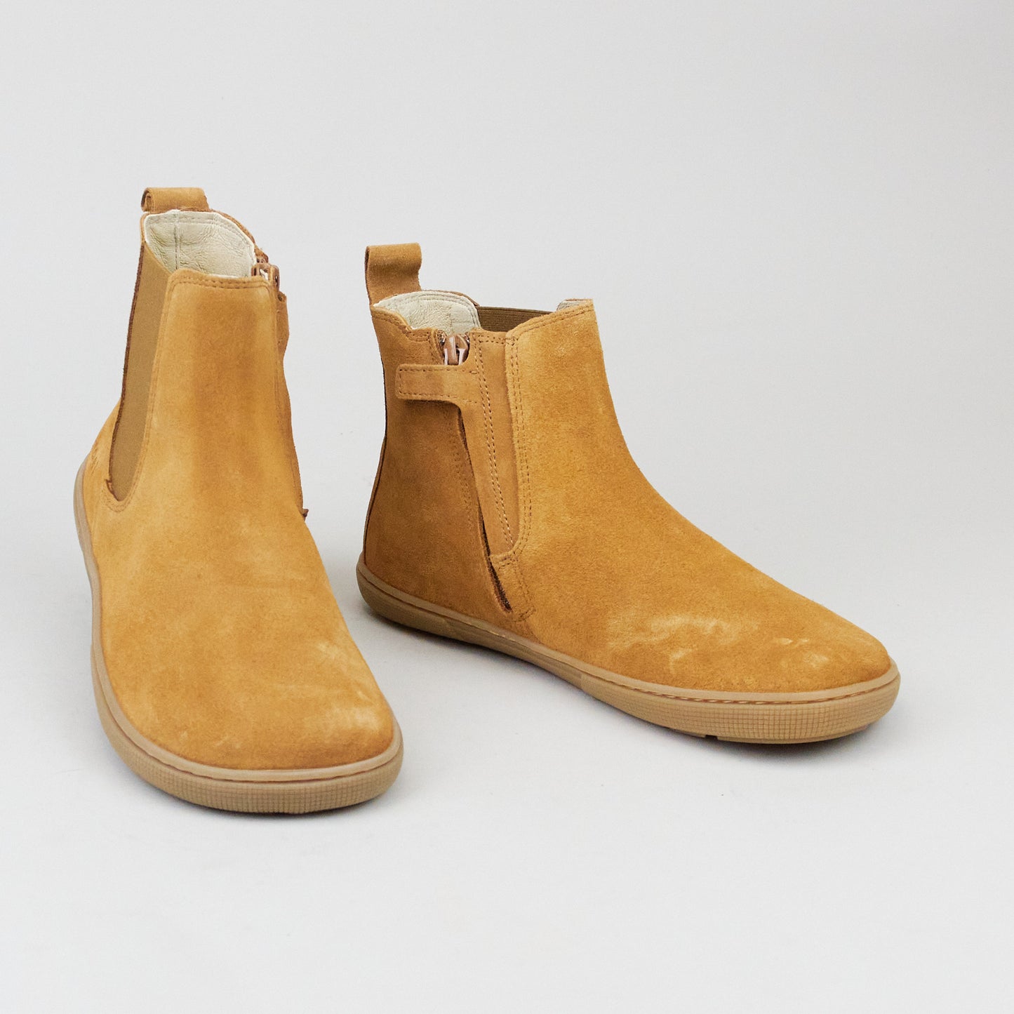 Koel Kwomen | BAREFOOT Fila suede 550 - Cognac