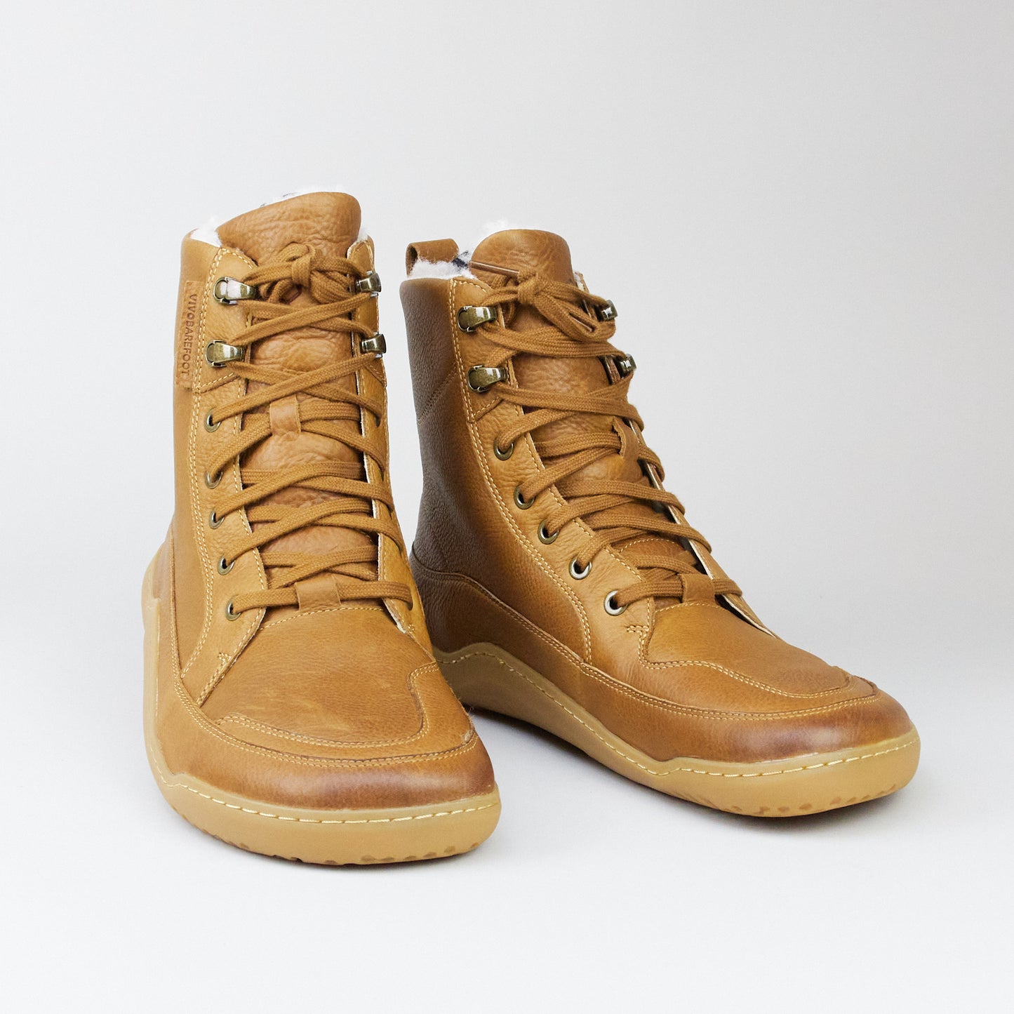 Vivobarefoot GOBI BOOT WARMLINED M LIGHT TAN LEATHER