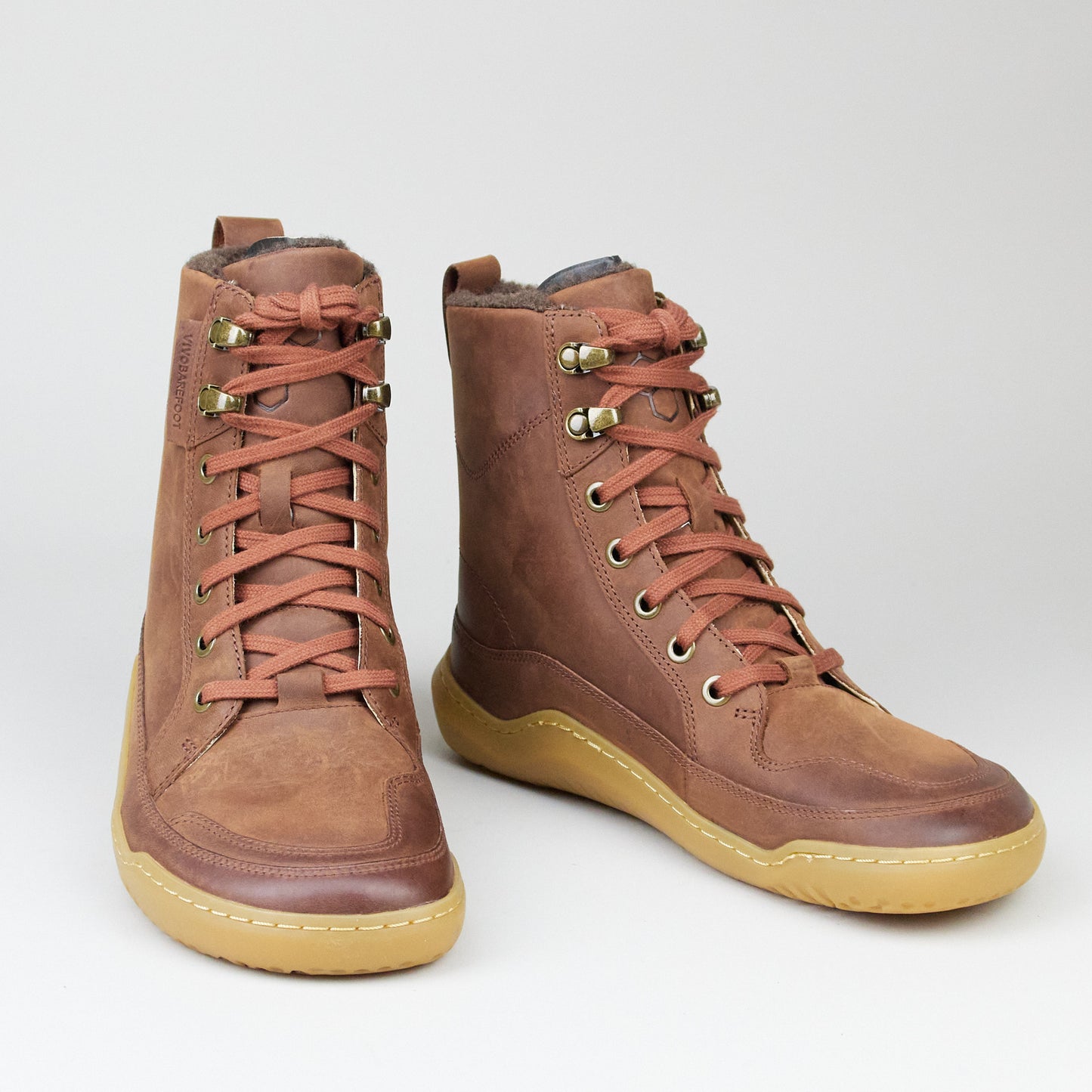 Vivobarefoot GOBI BOOT WARMLINED L BARK LEATHER