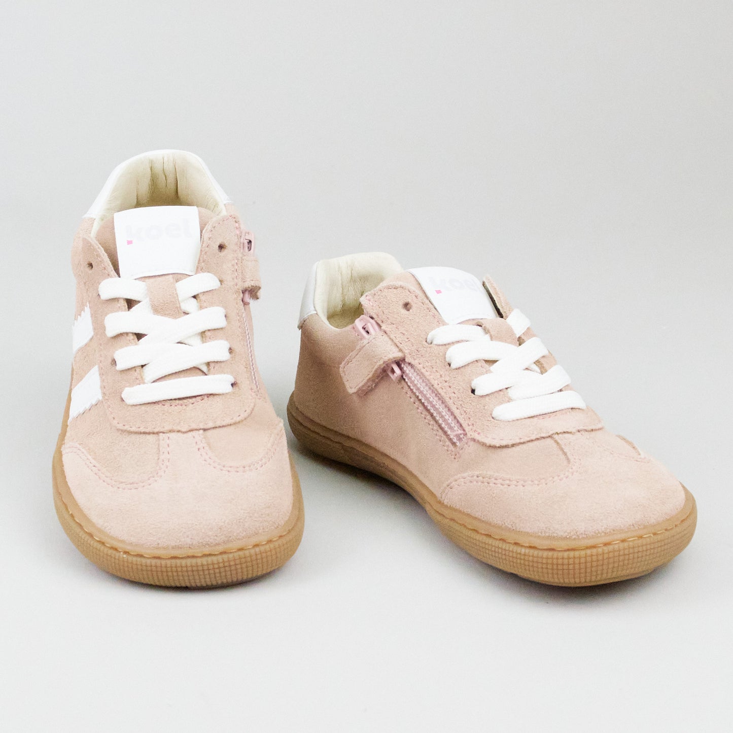 Koel K4KIDS | BAREFOOT Declan Suede 600 - Old Pink