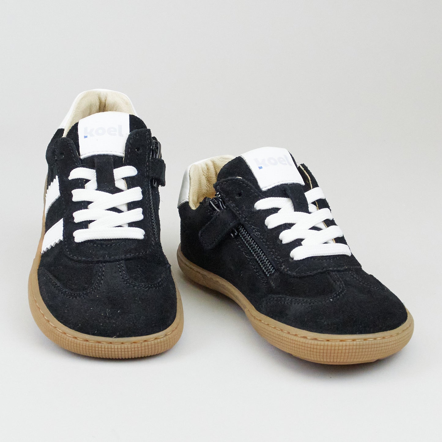 Koel K4KIDS | BAREFOOT Declan Suede 000 - Black