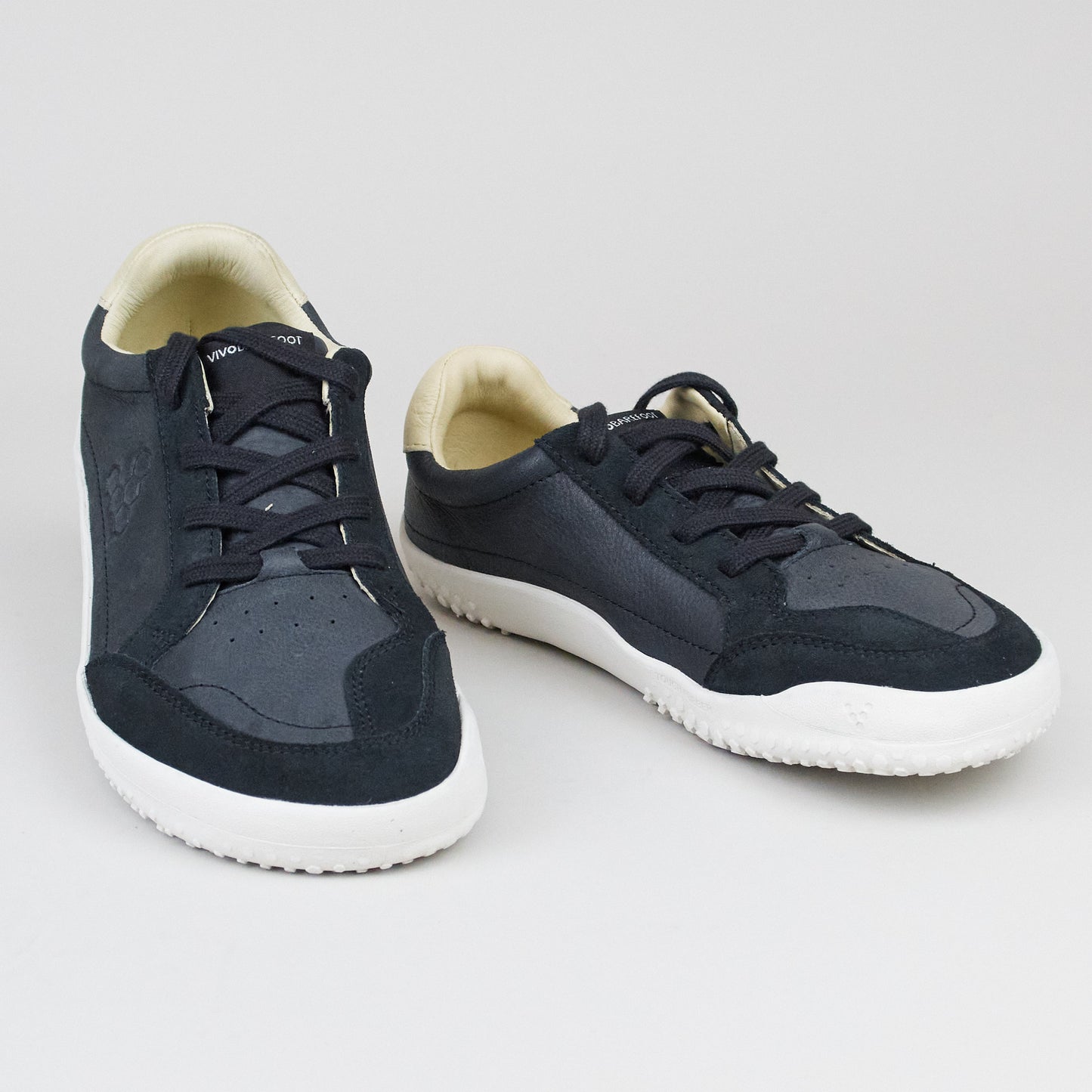 Vivobarefoot GOBI SNEAKER JUNIORS OBSIDIAN LEATHER