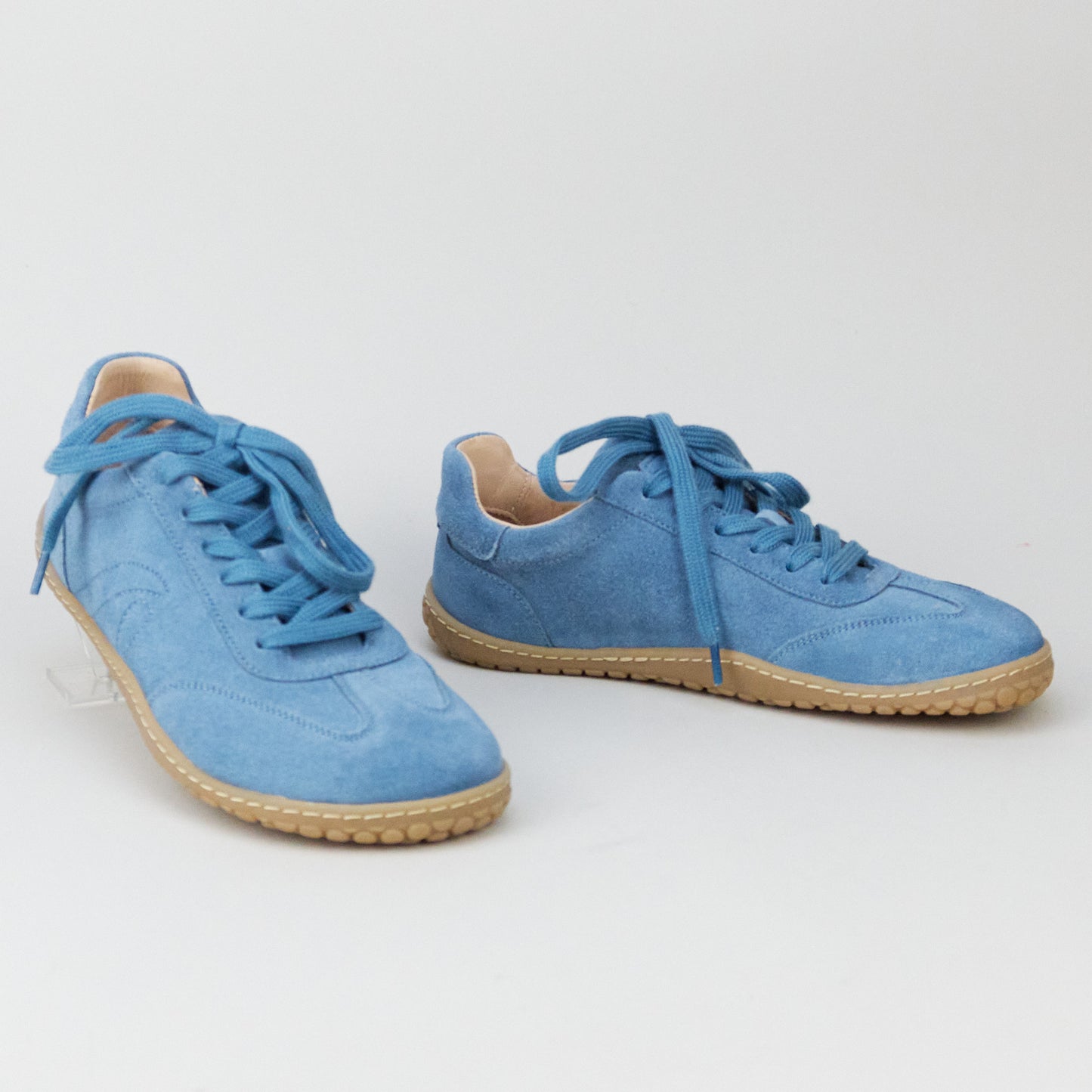 Grand Step Shoes - BAREO BAREFOOT SUEDE BLUE L