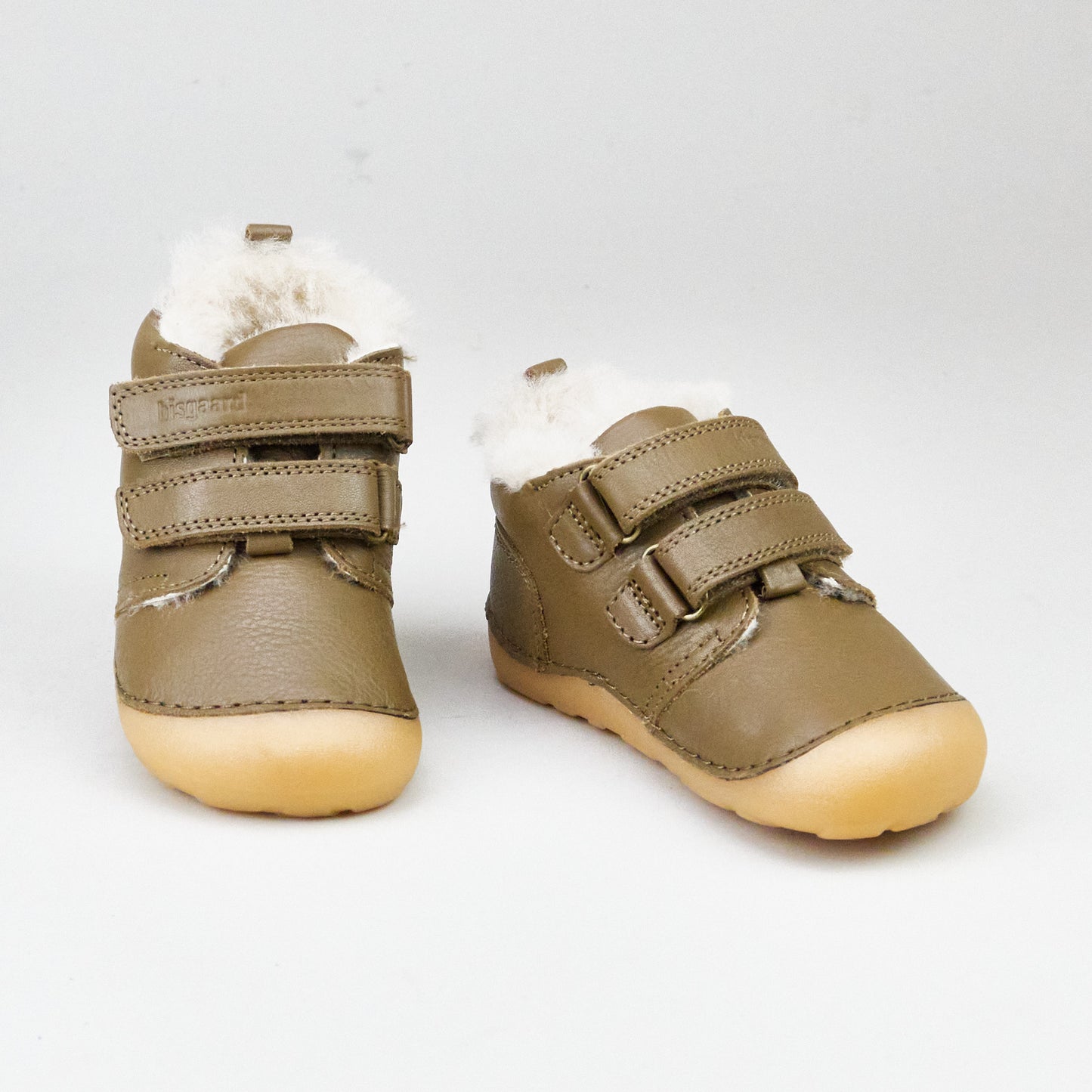 bisgaard Carter LAMB barefoot Khaki Barfuß-Winterschuh für Kinder size 21-24