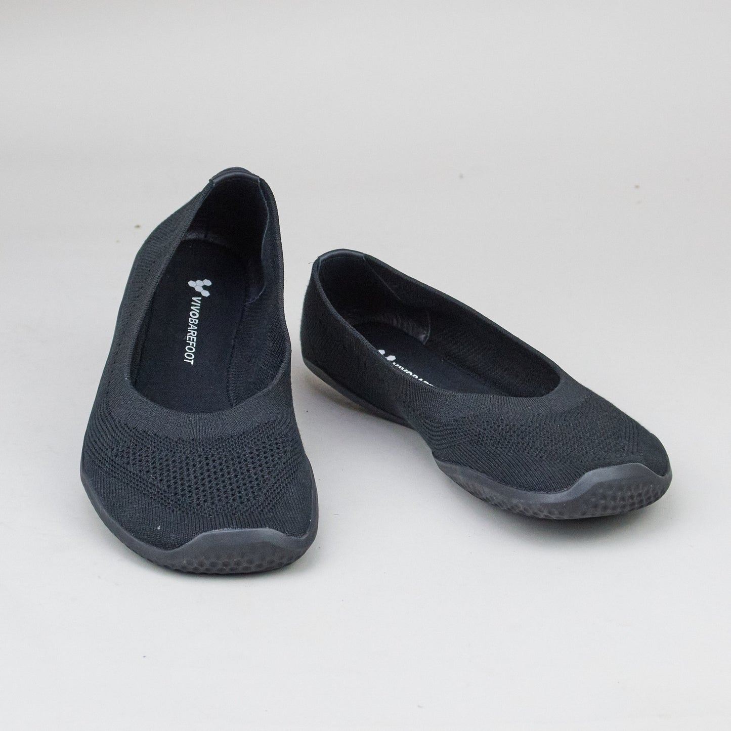 Vivobarefoot PRIMUS ASANA YIN BALLERINA KNIT L OBSIDIAN TEXTILE