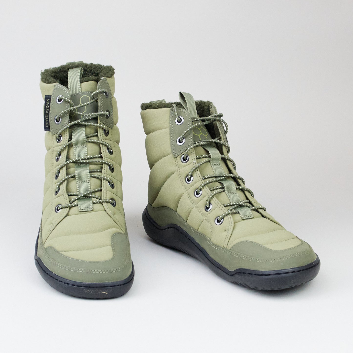 Vivobarefoot GOBI HIBER L OLIVE GREEN TEXTILE