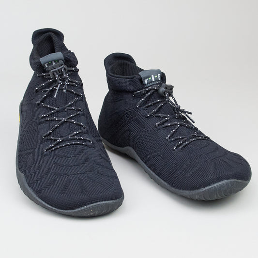 R‑L‑F FIRST WR Mid Black Barfußschuhe