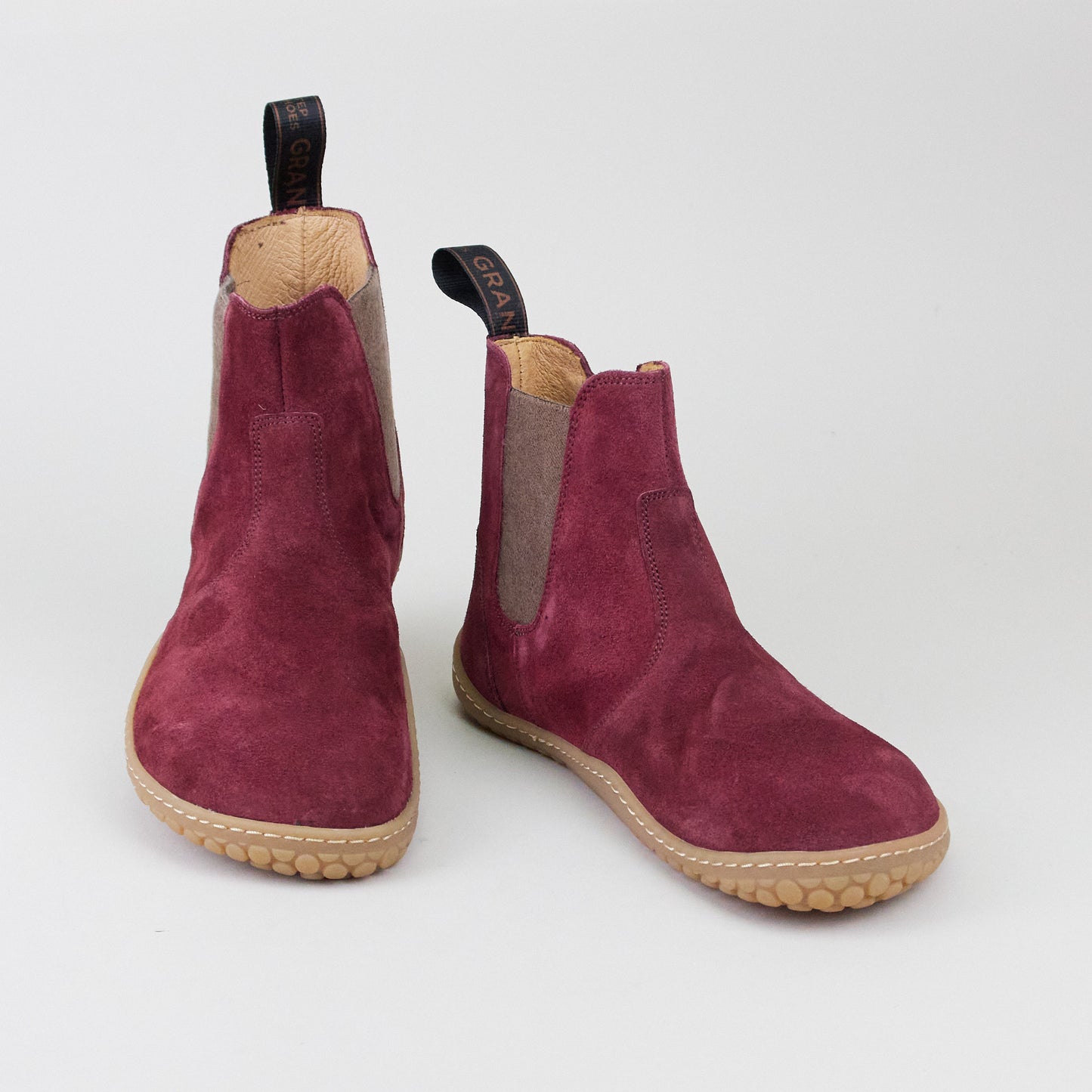 Grand Step Shoes KIM-BAREFOOT SUEDE Bordo