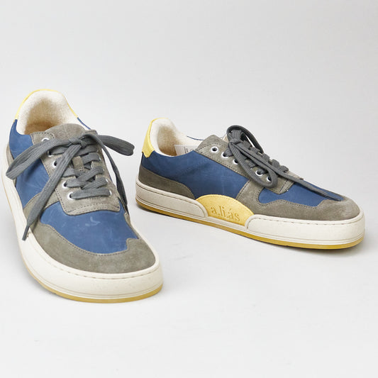 a.li.as Arend Bio Suede Grey/Marino  for Men BAREFOOT