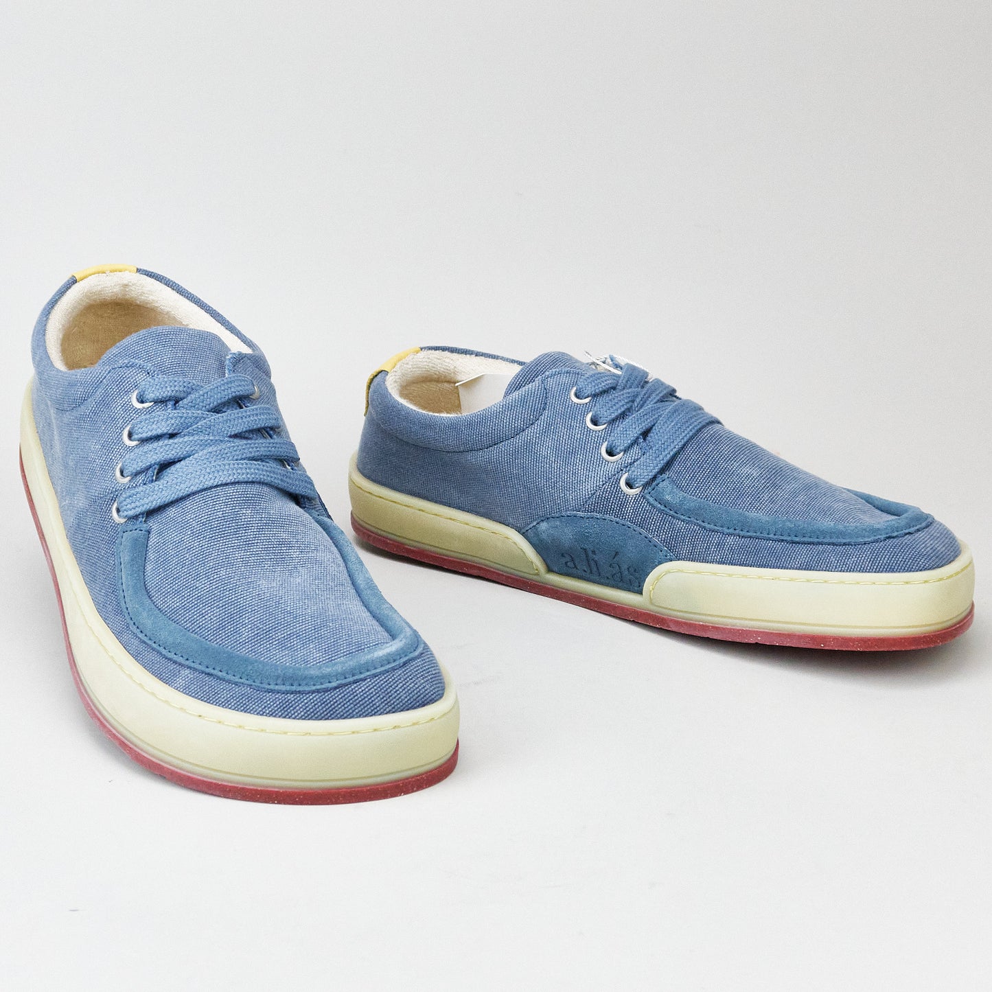 a.li.as Aurox Recycled Canvas Marino for Men BAREFOOT für breite Füße geeignet.