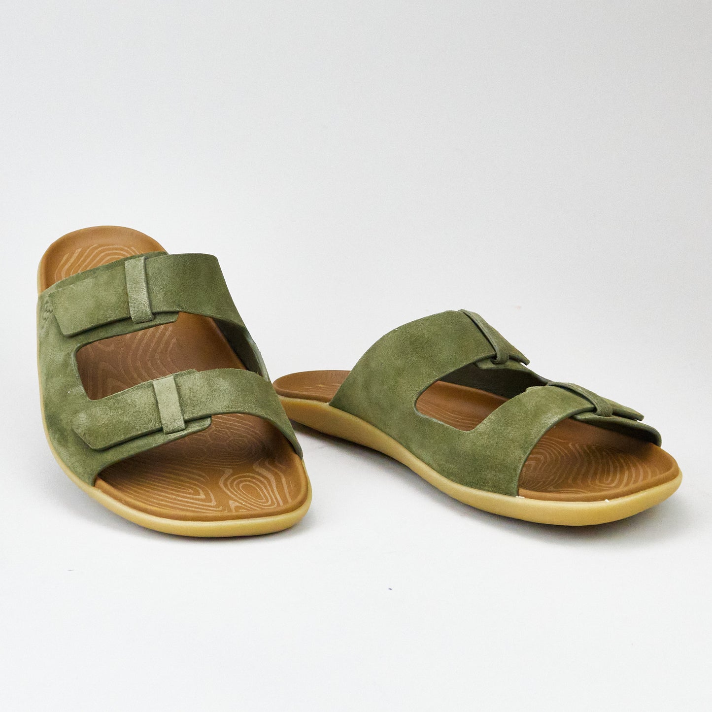 Vivobarefoot SENSUS YIN SLIDE M Dark Olive LEATHER Men