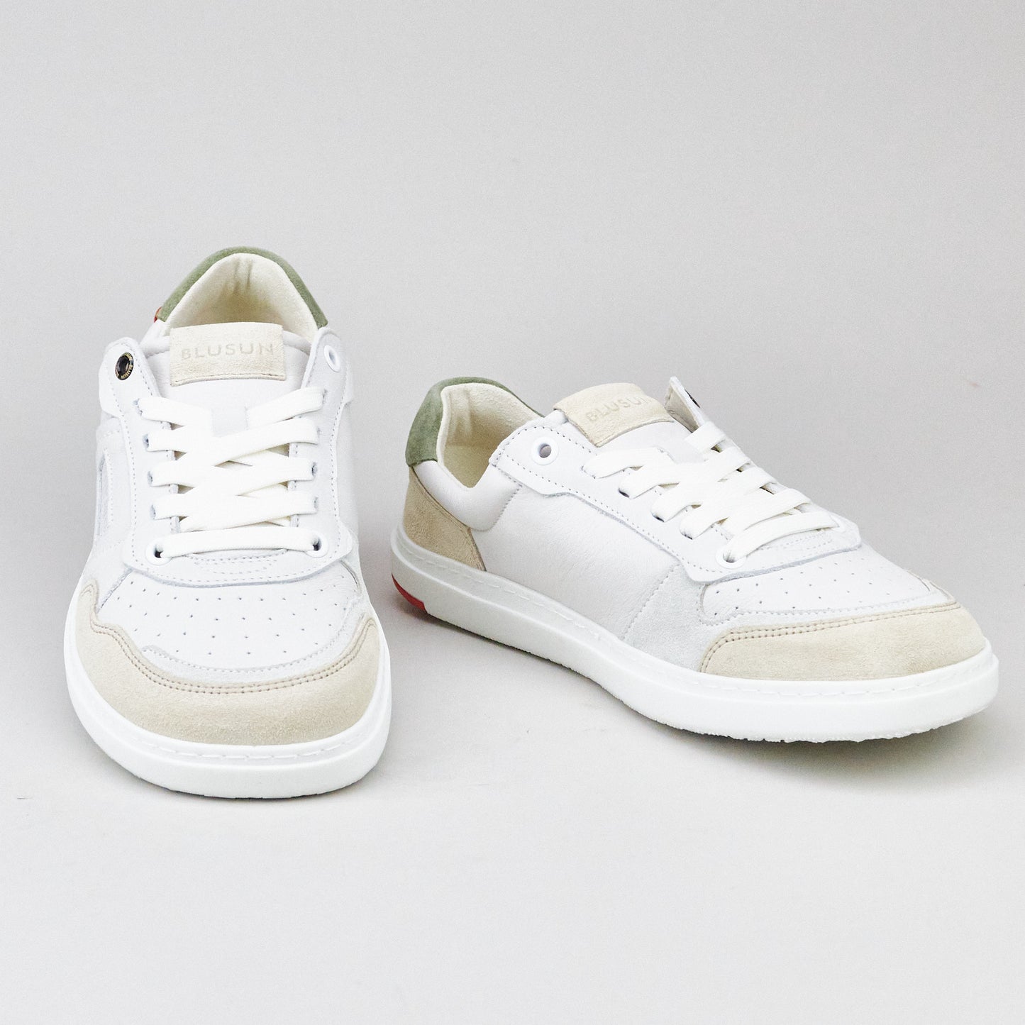 Blusun BLSN-600+W OFF WHITE BEIGE Barfuß-Sneaker Women für breite Füße