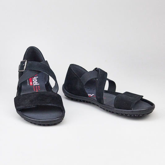 Koel Isa Suede 000 - Black Barfuß-Sandalen Women