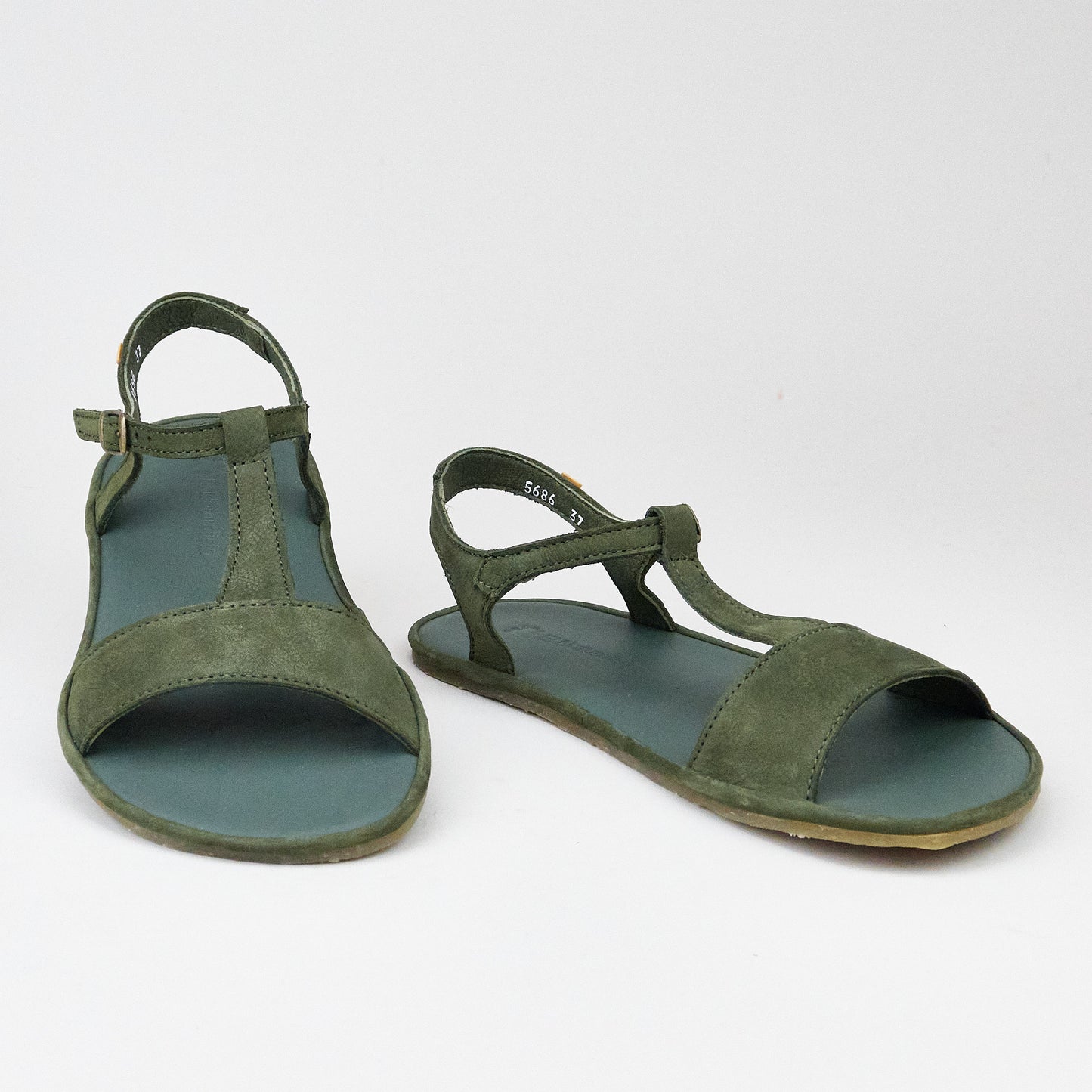 El Naturalista SATYA Nobuck Kaki Women Sandals