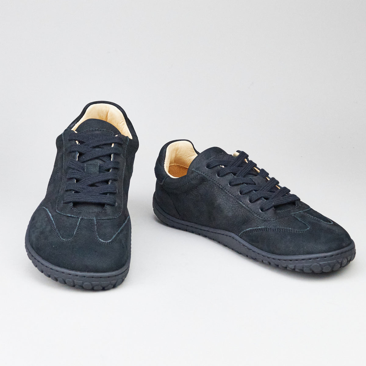 Grand Step Shoes - BAREO BAREFOOT Nubuk Black Womens