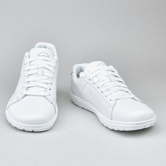LEMS KOURT LEATHER WHITEOUT Sneaker für breite Füße, Zero-Drop-Schuhe mit Dämpfung