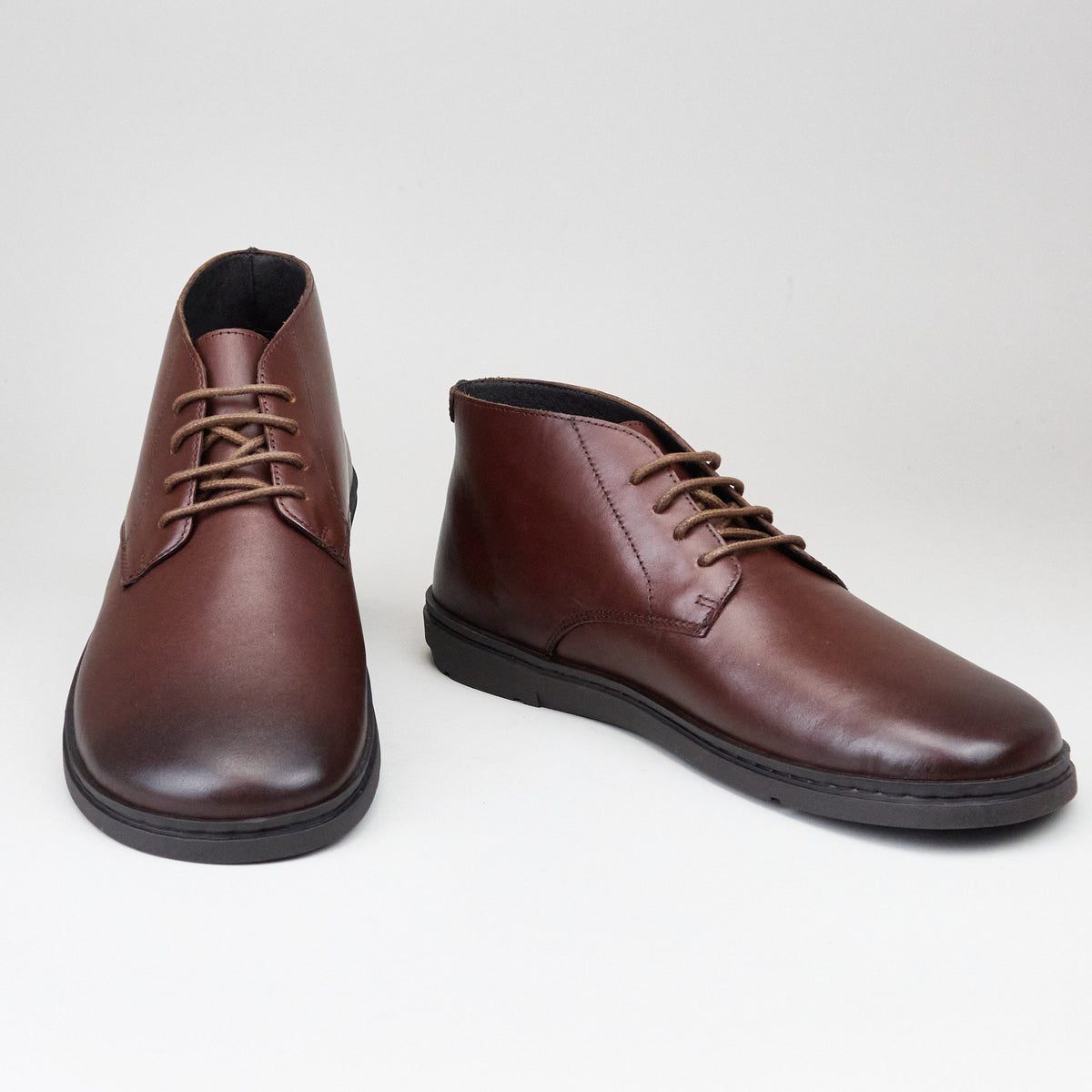 Groundies STRIDE Cognac Men Barefoot Business‑Schuh