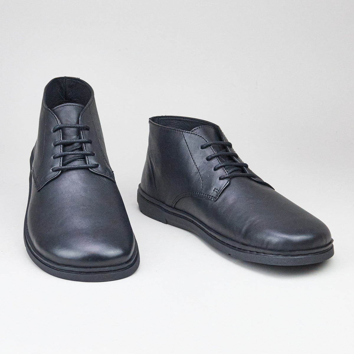 Groundies STRIDE Black Men Barefoot Business‑Schuh