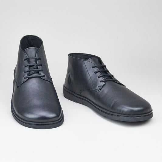 Groundies STRIDE Black Men Barefoot Business‑Schuh