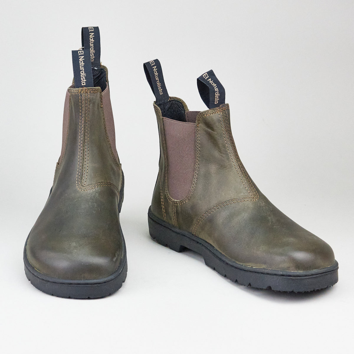 El Naturalista NOMADA ARIZONA Kaki Chelsea-Boot Men