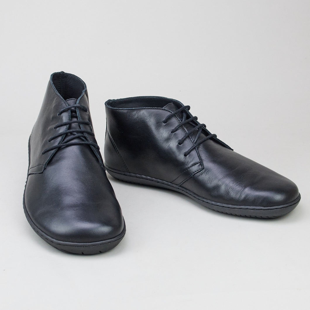 Groundies Milano M Leather Black Anatomic Toebox