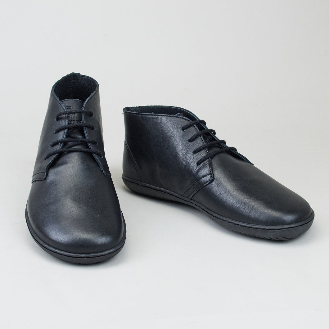 Groundies Milano W Leather Black Anatomic Toebox