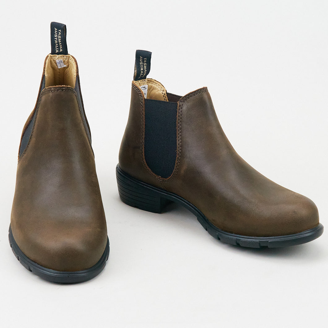 Blundstone 1970 Low Heeled Antique Brown Leather